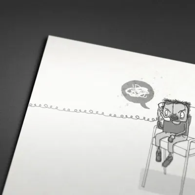 Illustration 1 of 2 • Complaining Man illustration