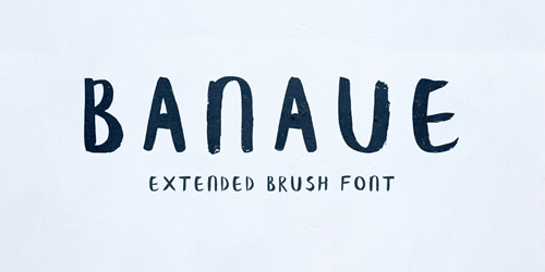 Banaue Extended Brush Font