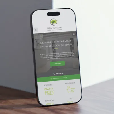 Web Design 3 of 3 • New Edition website