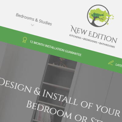 Web Design 2 of 3 • New Edition website