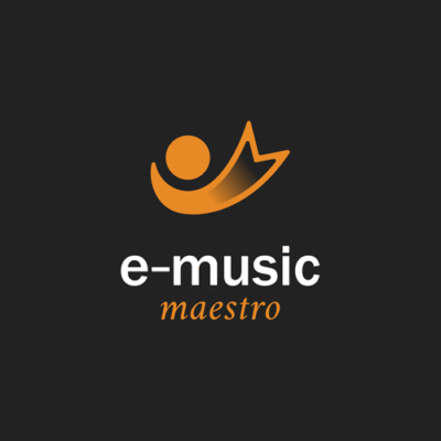 Graphic Design 2 of 2 • E-Music Maestro logo