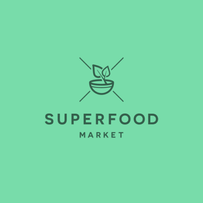 Graphic Design 2 of 2 • Superfood Market logo