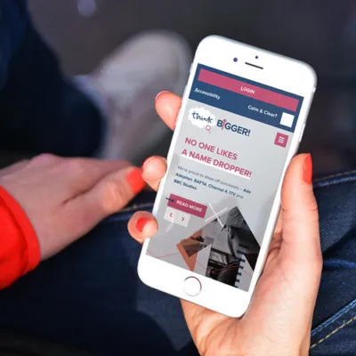 Web Design 1 of 3 • ThinkBigger! website
