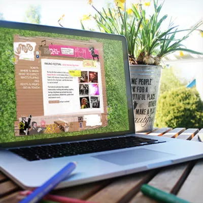 Web Design 1 of 3 • Ymuno Festival website