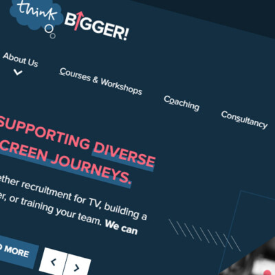 Web Design 2 of 3 • ThinkBigger! website