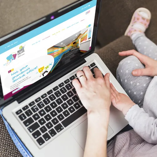 Web Design 1 of 3 • Marie Callen website