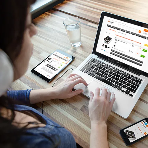 Web Design 3 of 3 • DJ SuperStore website
