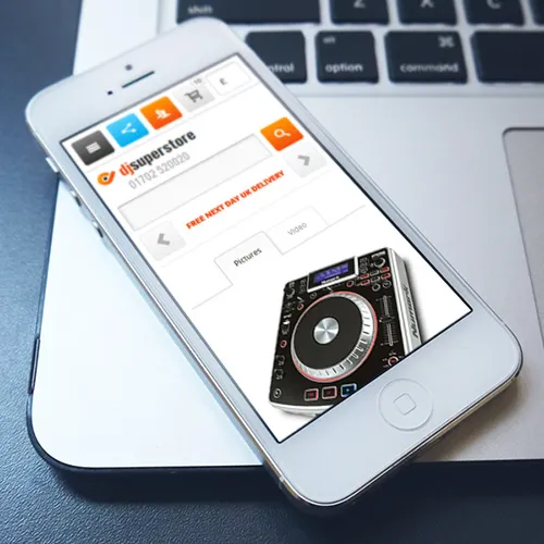 Web Design 1 of 3 • DJ SuperStore website